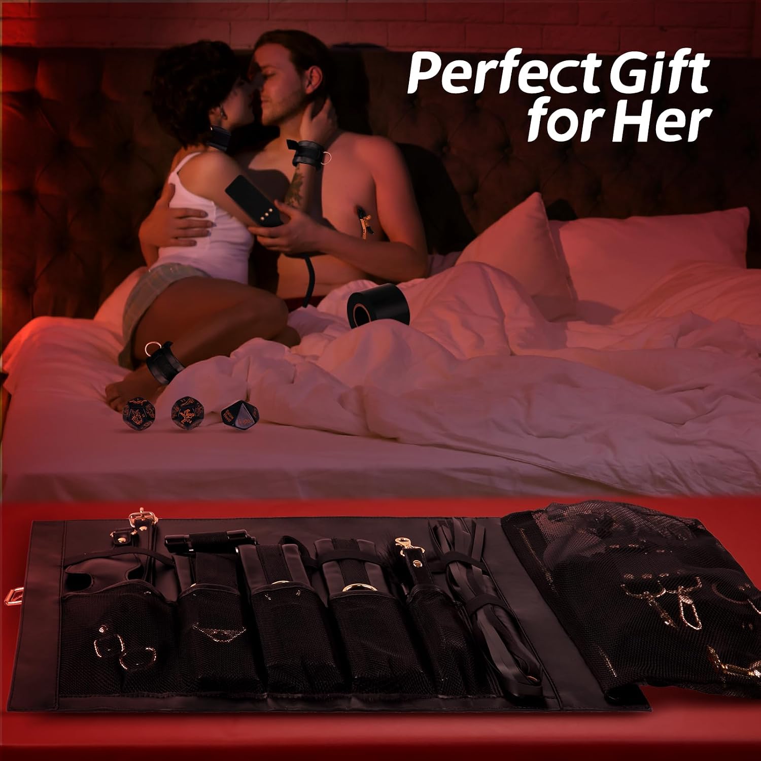 Juguetes sexuales de Bondage BDSM - 21 piezas de esposas de tobillo...