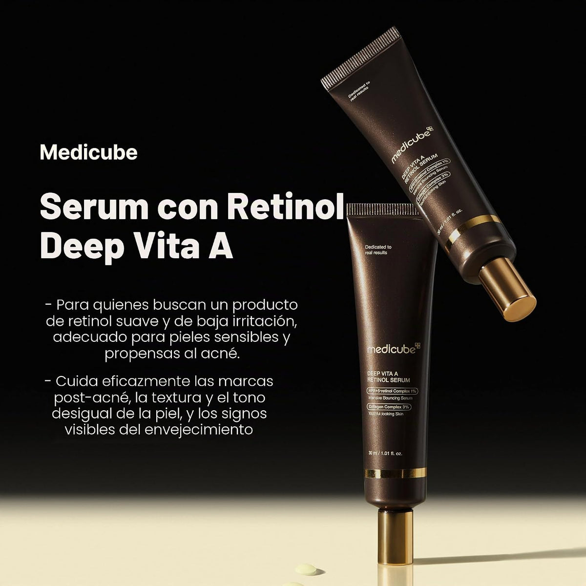 Medicube Suero facial revitalizante de bakuchiol y retinol | Retino...
