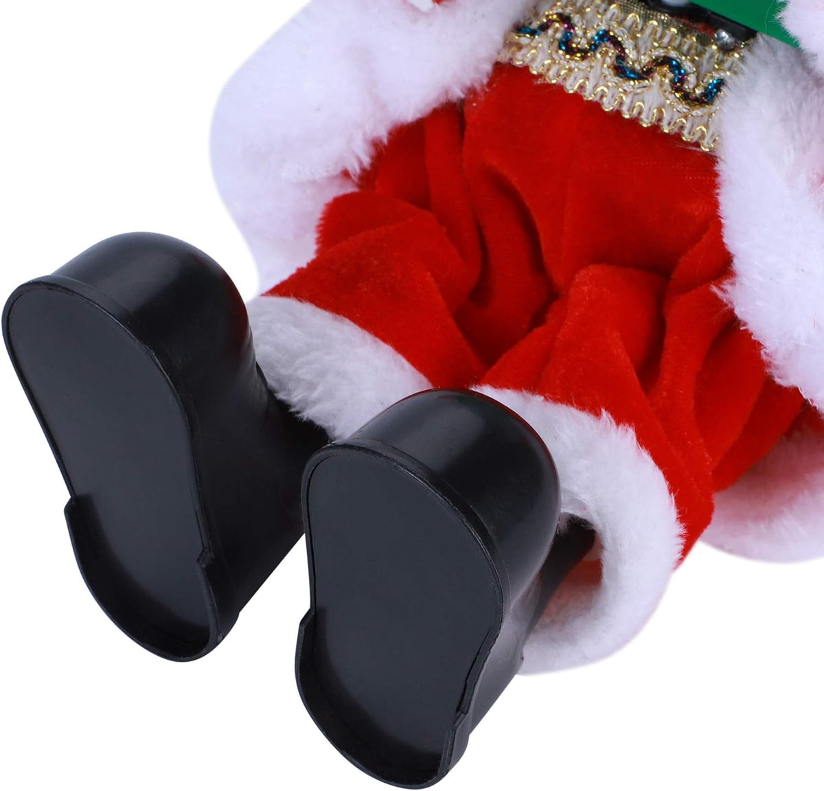 Caja de regalo iluminada con apertura eléctrica de Papá Noel, figur...