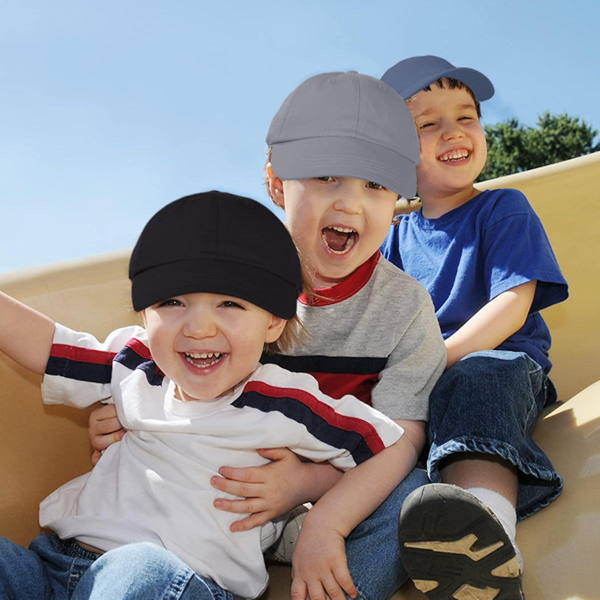 Century Star Gorra de béisbol para niños pequeños, de algodón, ajus...