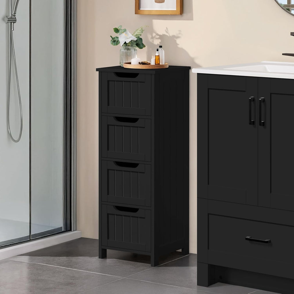 Yaheetech Gabinete de almacenamiento para baño, 12 pulgadas de anch...