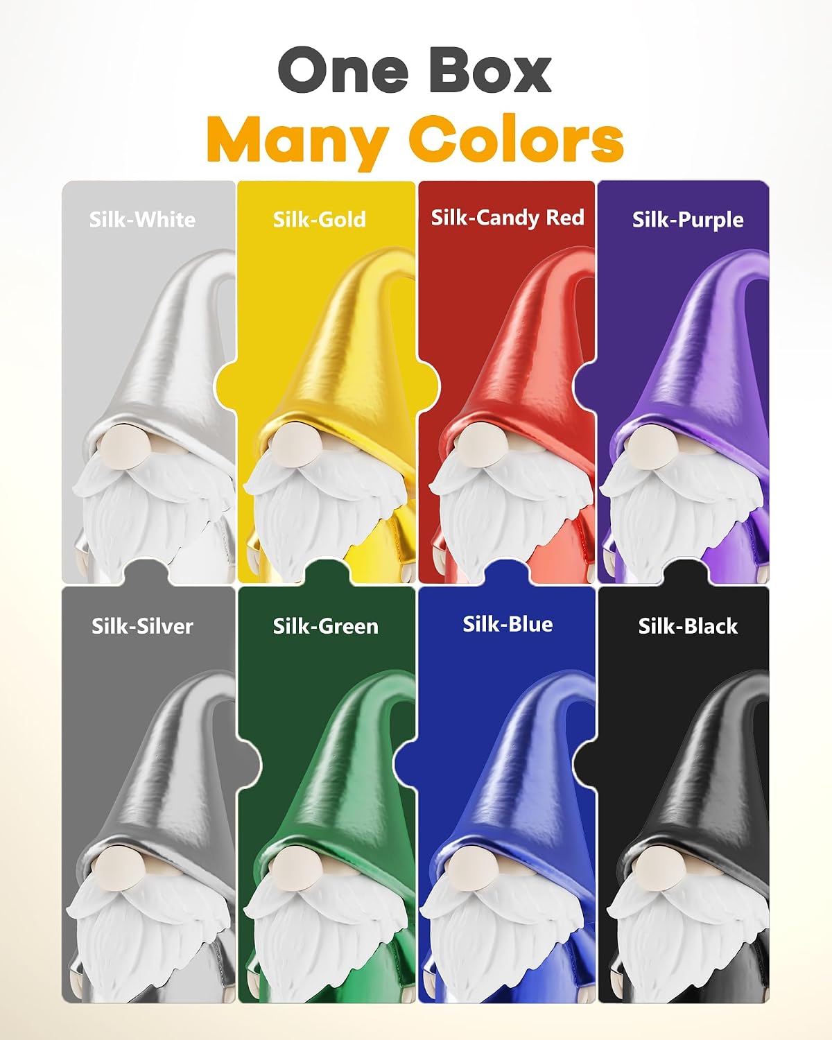 YOOPAI Filamento PLA Silk de 0.07 in, paquete de inicio de 8.82 oz,...