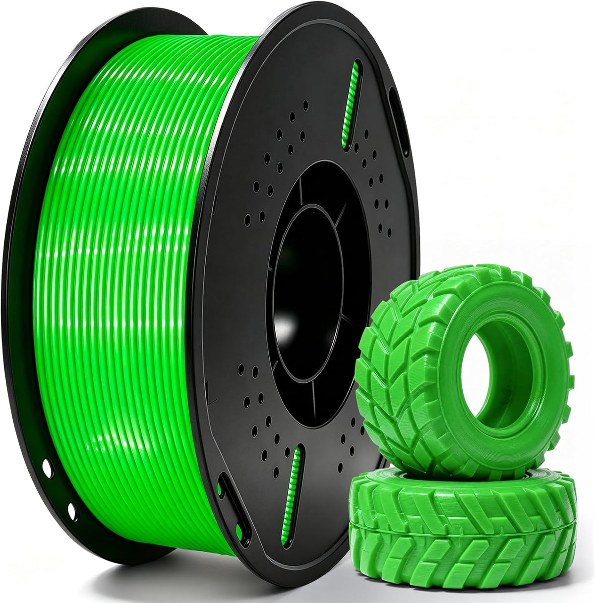 Colourbing Filamento de impresora 3D flexible de TPU 95A, suave y e...