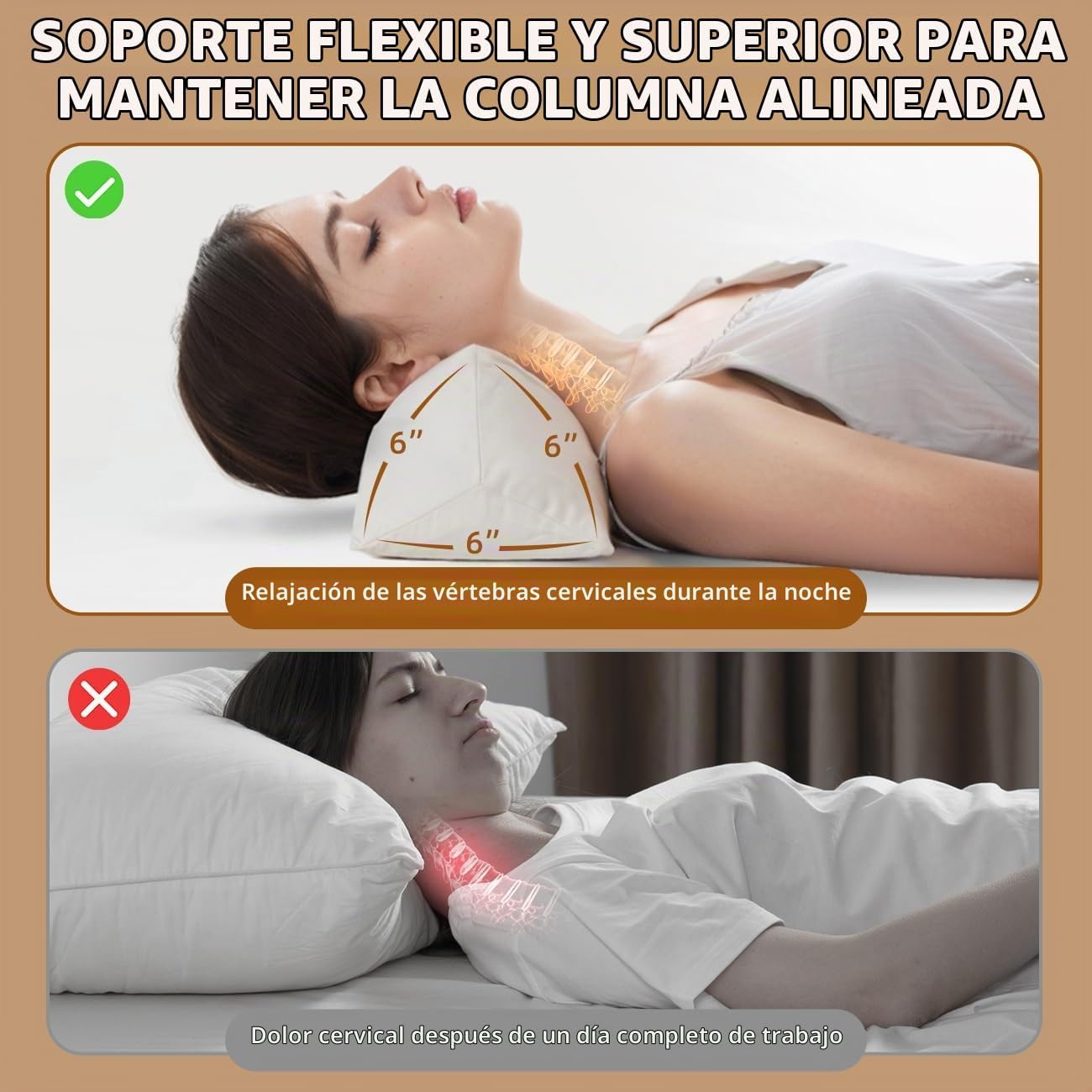 LOFE Almohada de trigo sarraceno \u2013 Almohada de cuello ajustabl...