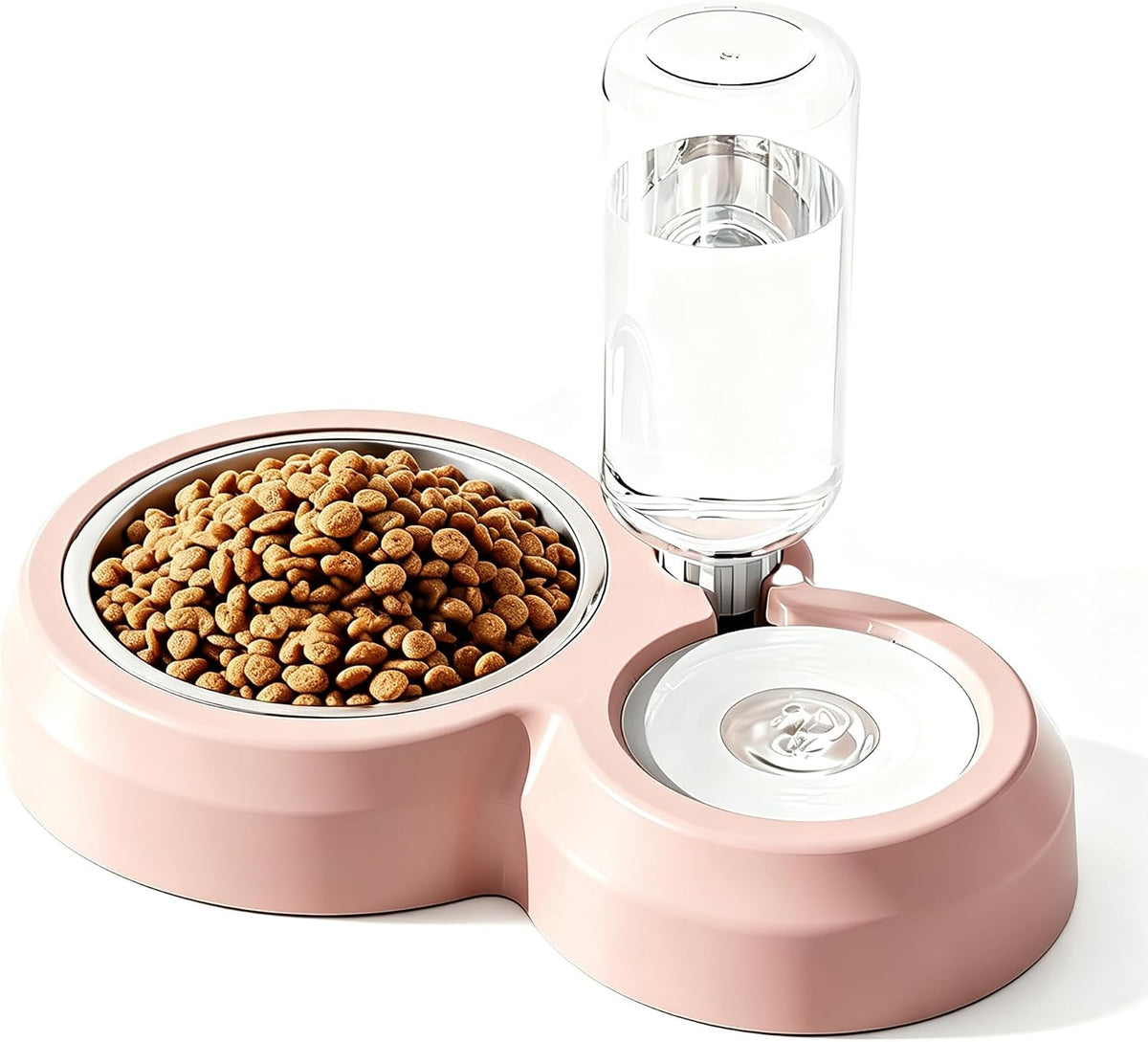 YSHOME&amp;PET Juego de cuencos dobles para perros, comida y agua p...