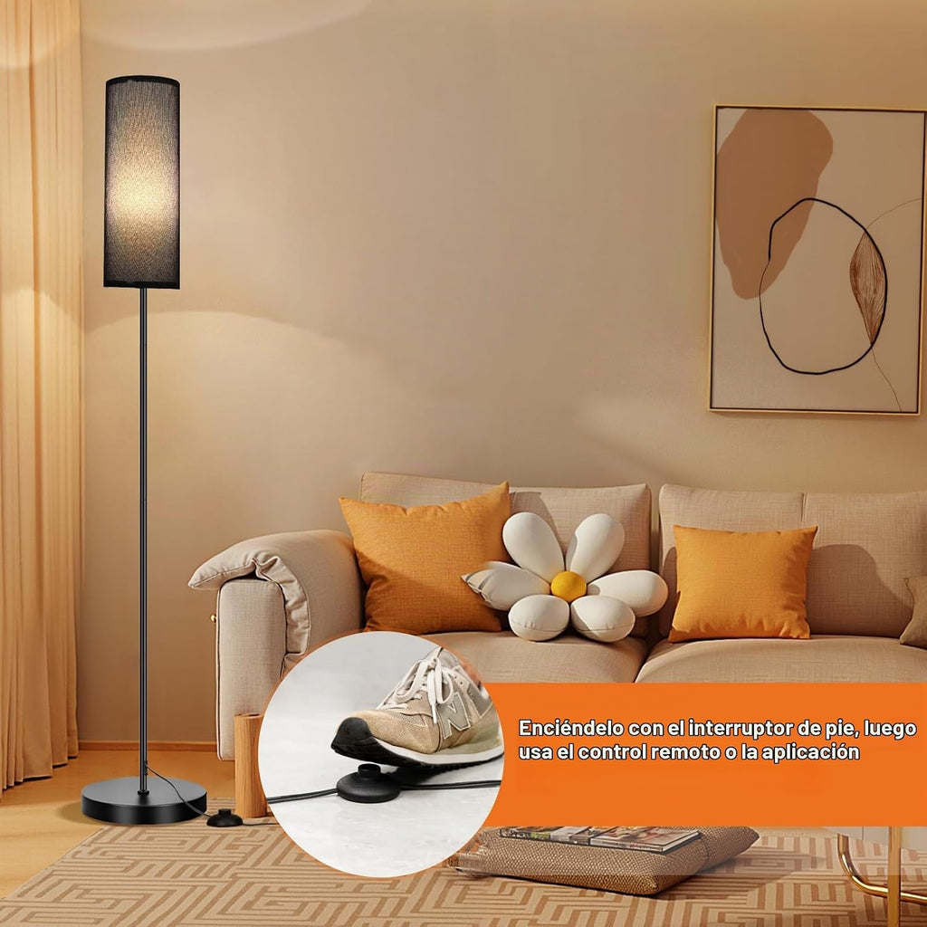 FRIDEKO HOME Lámpara de pie, iluminación ambiental que cambia de co...