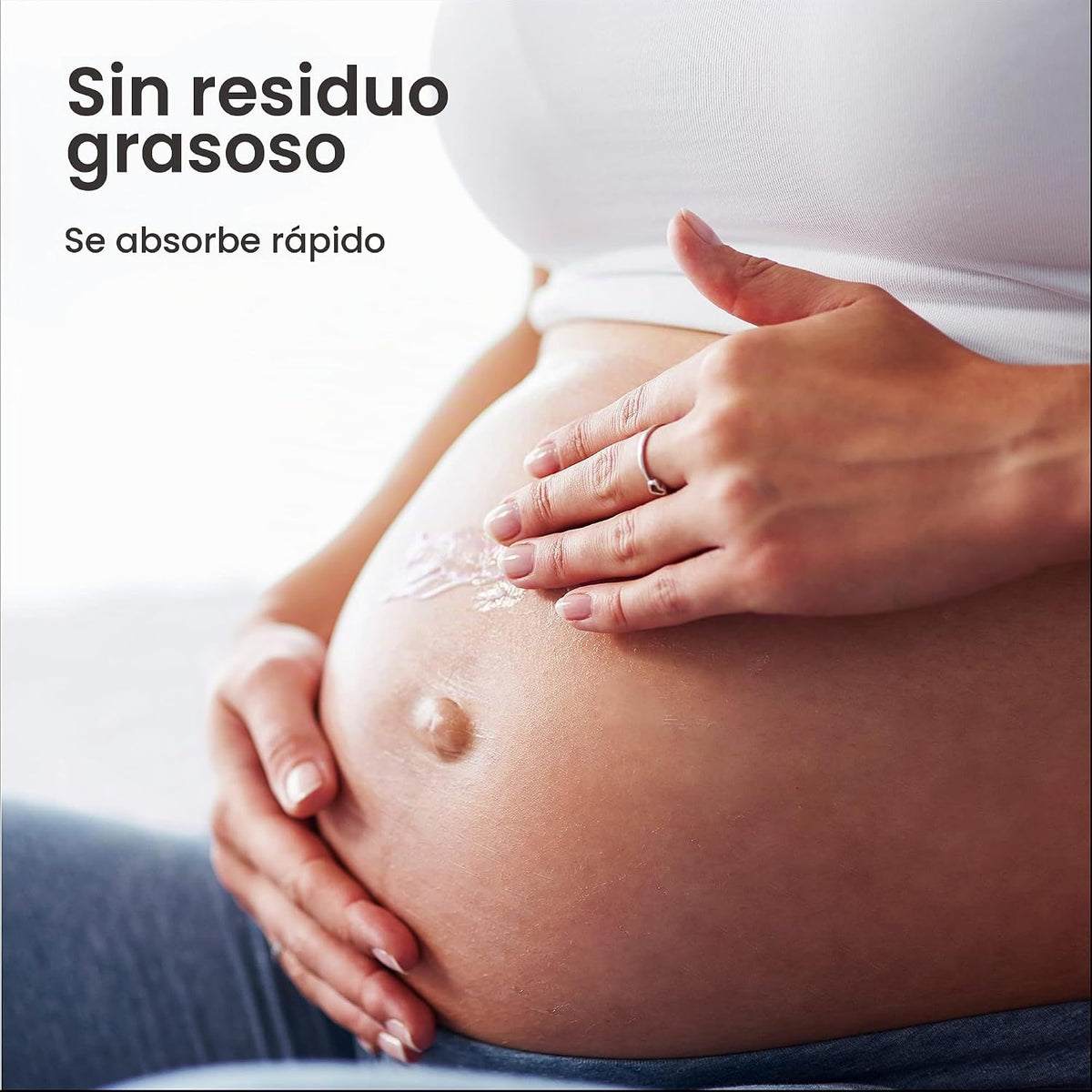 TriLASTIN Crema de estrías para el embarazo, crema hidratante para...