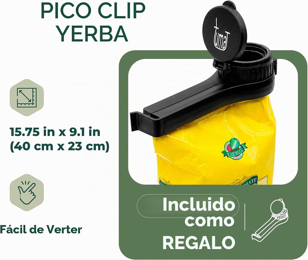 Kit completo de Yerba Mate – Termo de 1.2L con sistema mate, taza, boquilla de clip, pajita (Bombilla) y mochila gratis, juego de acero inoxidable de primera calidad para llevar
