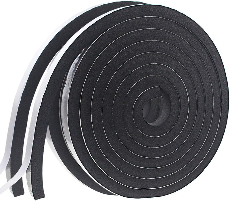 Burletes para puertas y ventanas, 1 x 4\/5 pulgadas x 16,5 pies x 2...
