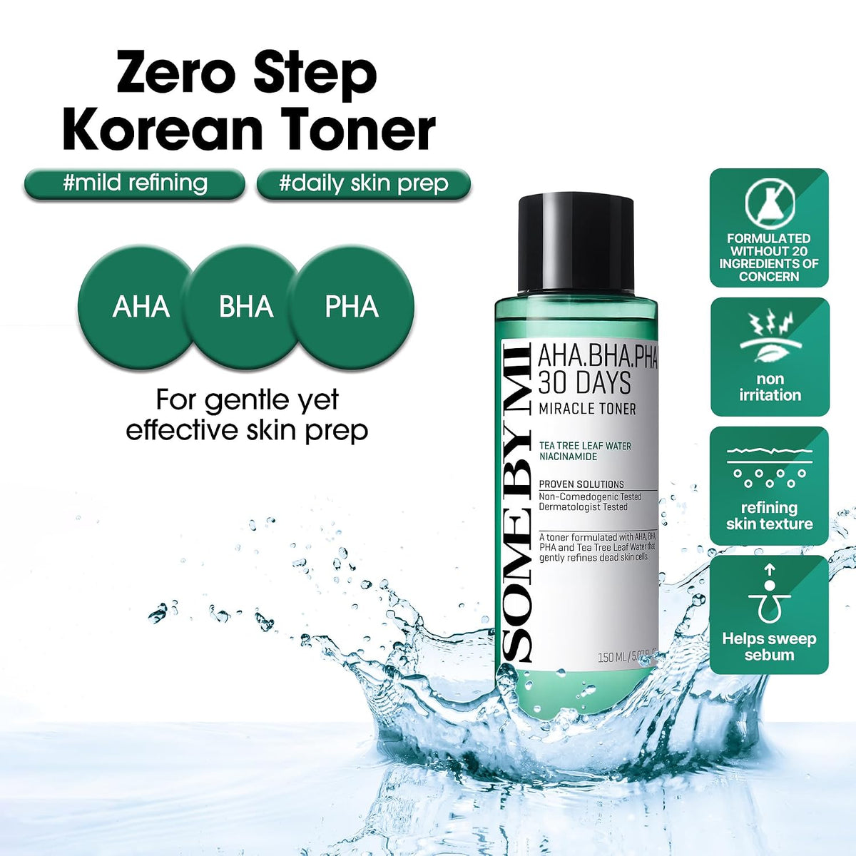SOME BY MI AHA BHA PHA PHA 30 Days Miracle Toner \u2013 5.07oz, 5.1...