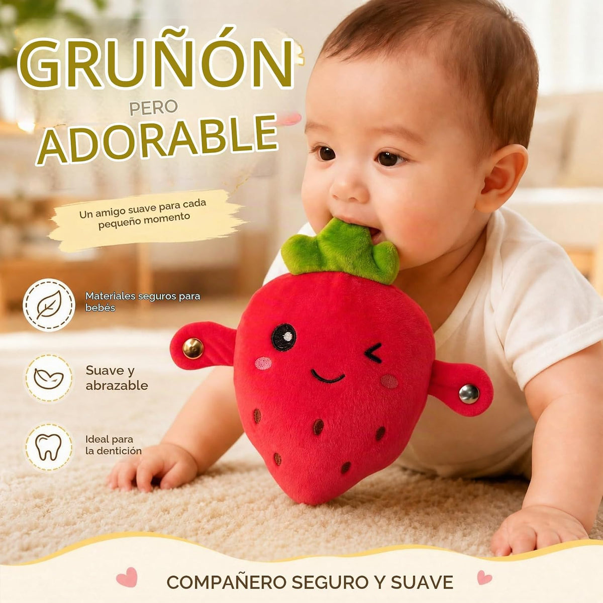 DoddyFun Juego de juguetes de peluche interactivos con música para...