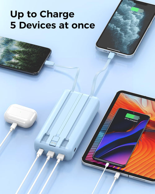 50000mAh 22.5W cargador portátil de carga rápida del banco del pode...