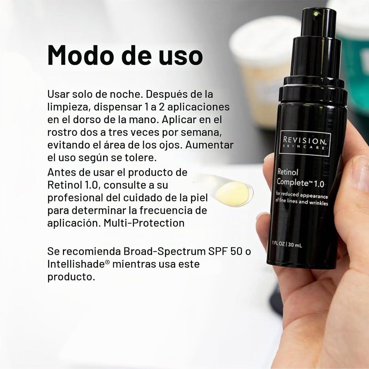 Revision Skincare Retinol Complete, ilumina y suaviza la textura de...