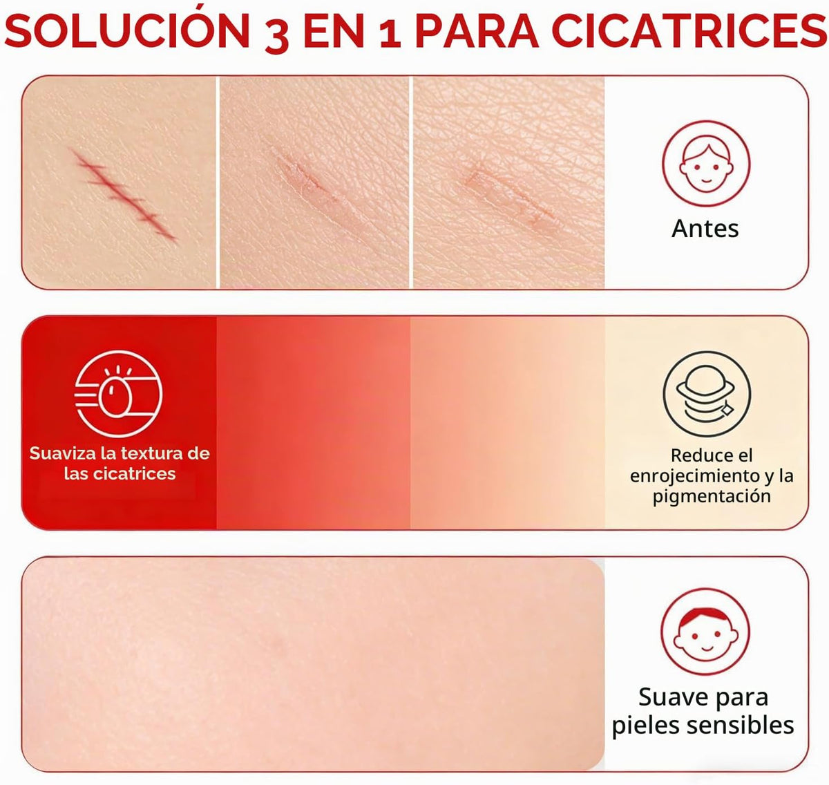 CleJoy Crema Calmante para Cicatrices y Crema Suavizante para Cicat...