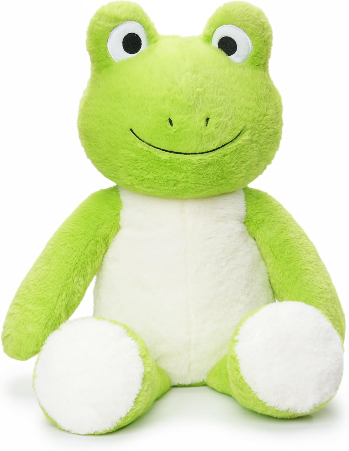 WEIGEDU Juguete de peluche de rana de peluche aderezable, 24.8 pulg...
