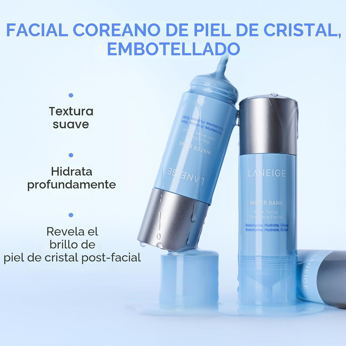 LANEIGE Water Bank Aqua Facial Serum | K-Beauty Suero Hidratante |...
