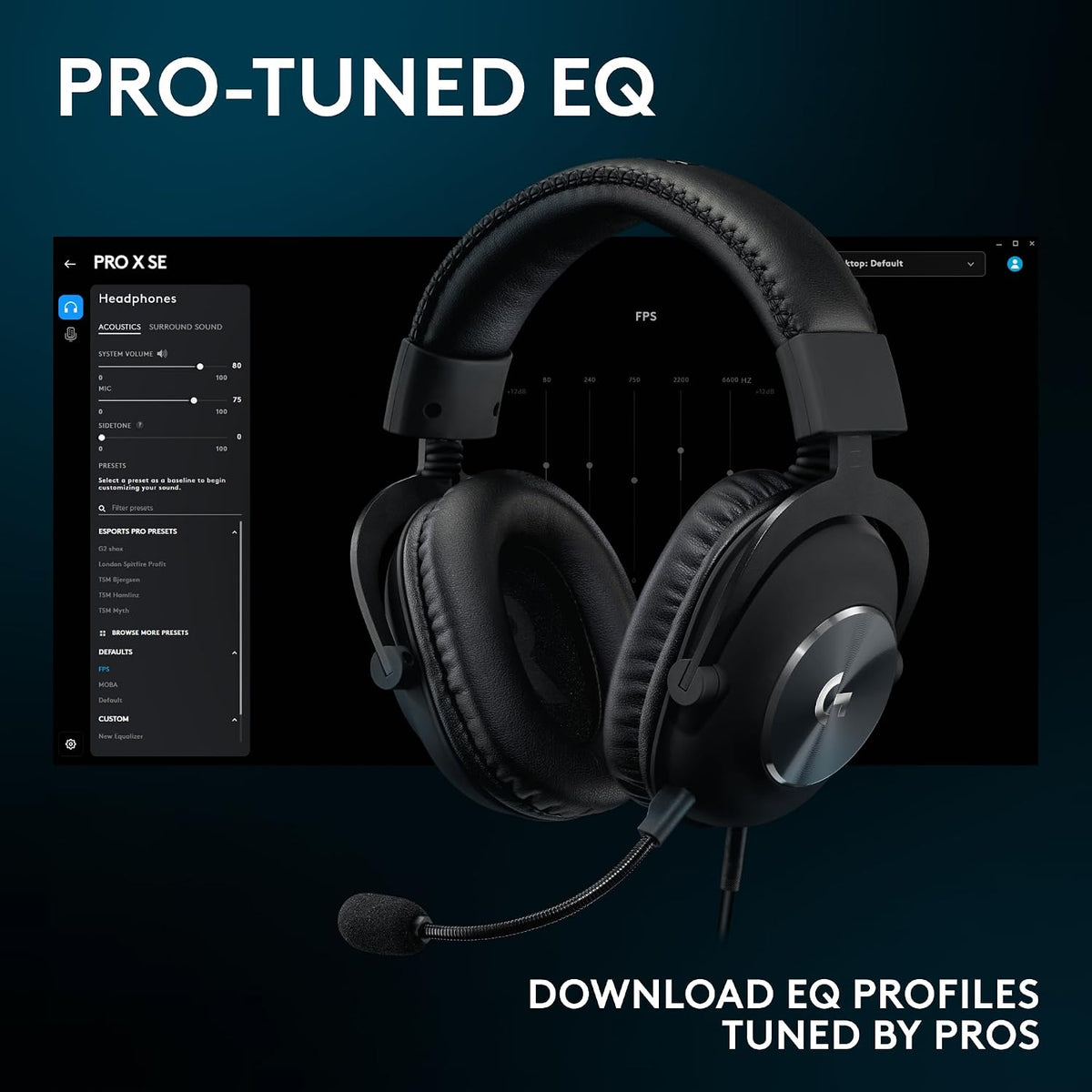 Logitech G Pro X SE Wired Gaming Headset with Microphone: Detachabl...