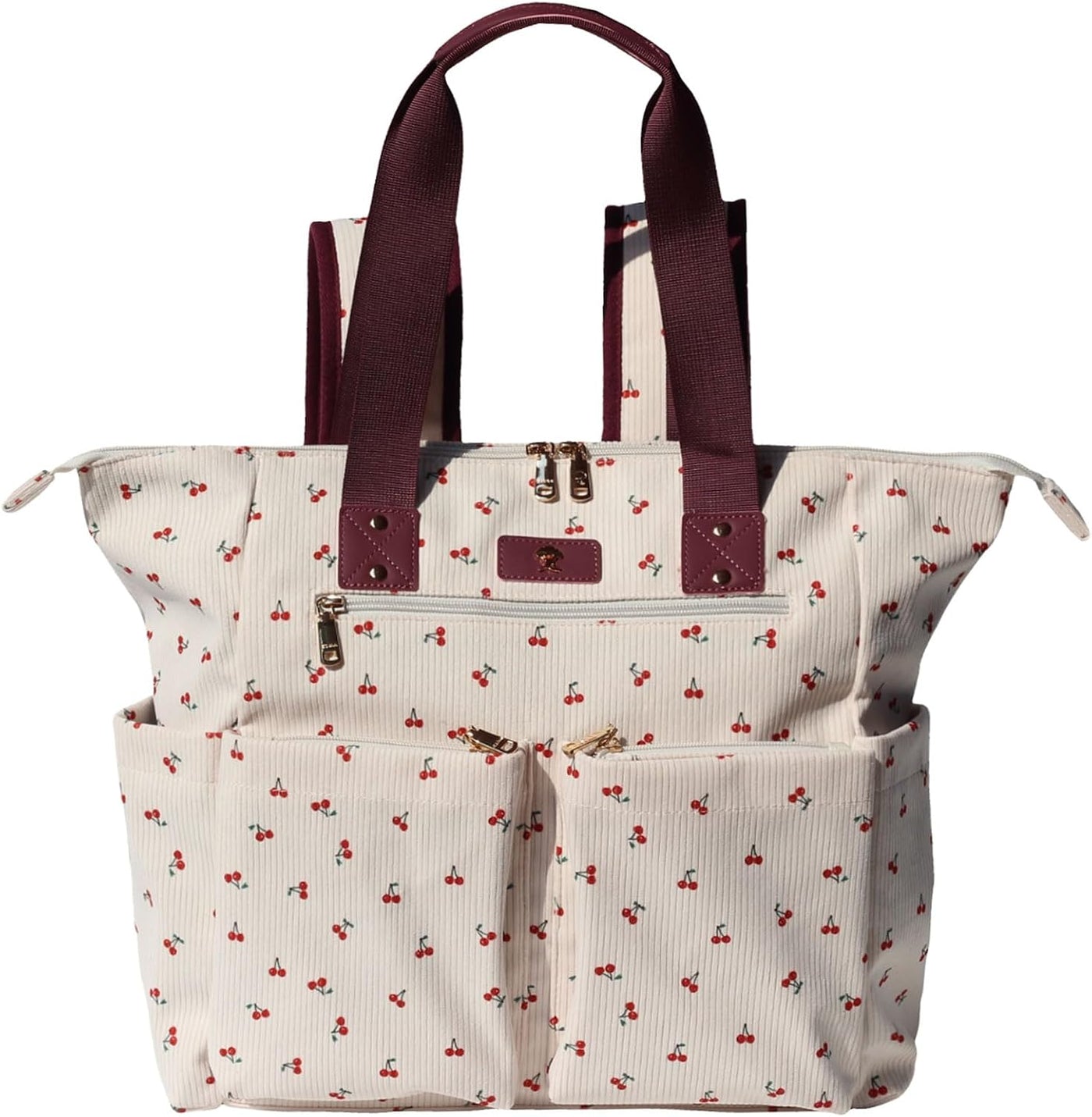 ESVAN Bolsa de pañales Totepack Mochila 2 en 1 para mujer, multifun...
