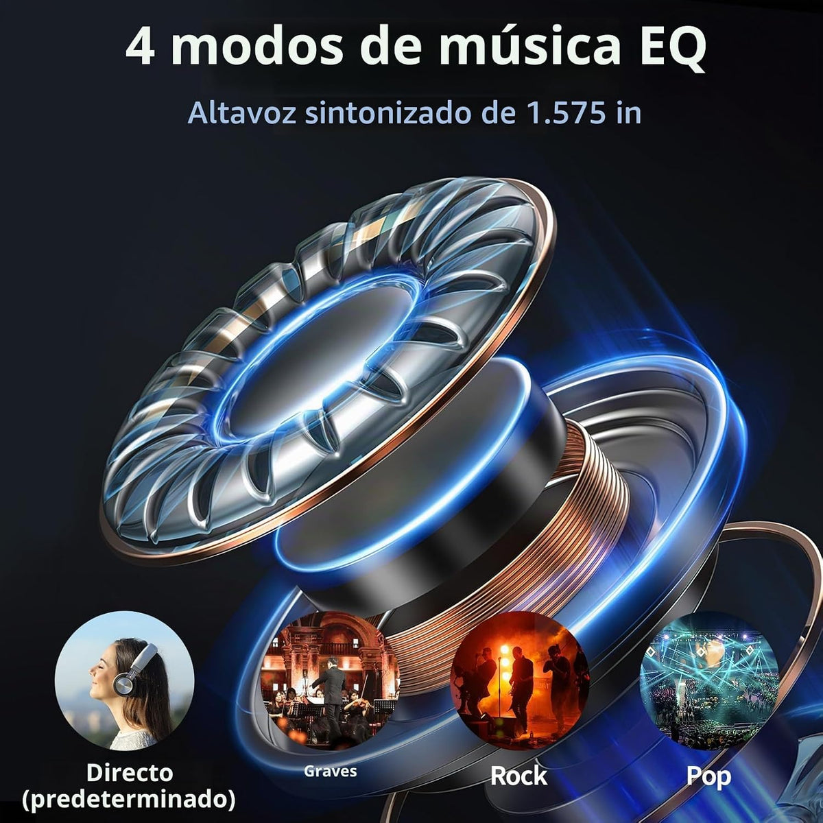 JESIMAIK Auriculares Bluetooth para Casco de Motocicleta, Sistema d...