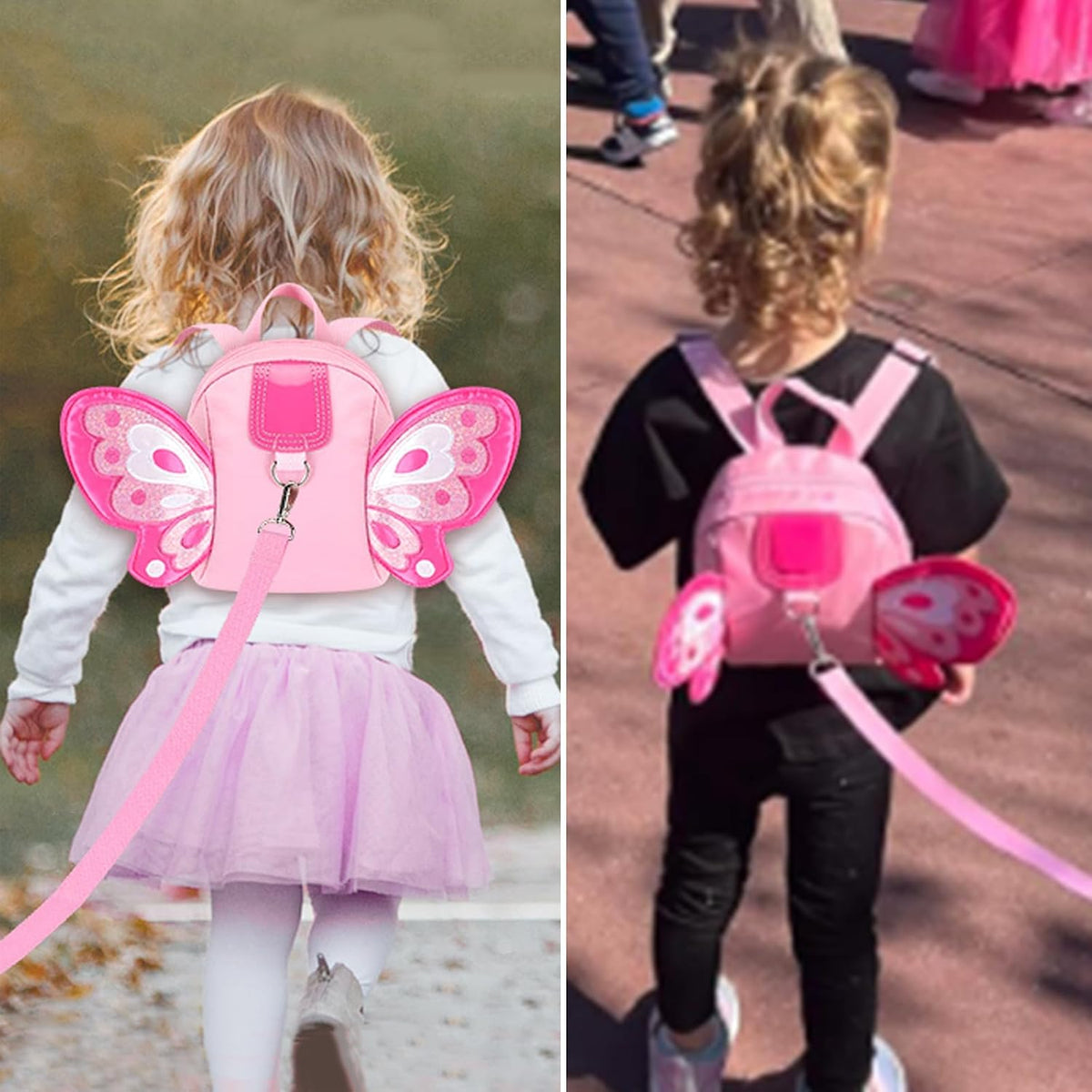 Accmor Arnés para niños pequeños, mochila con correa, lindas mochil...