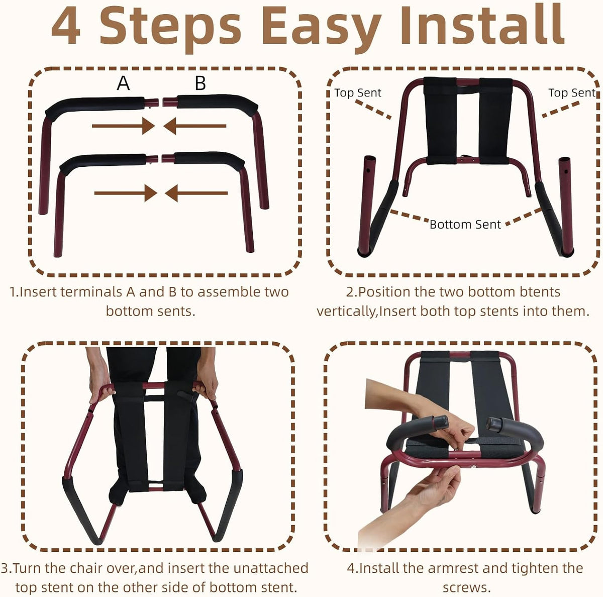 Silla Sexual Multifunción Potenciadora de Posición Sexual, Muebles...