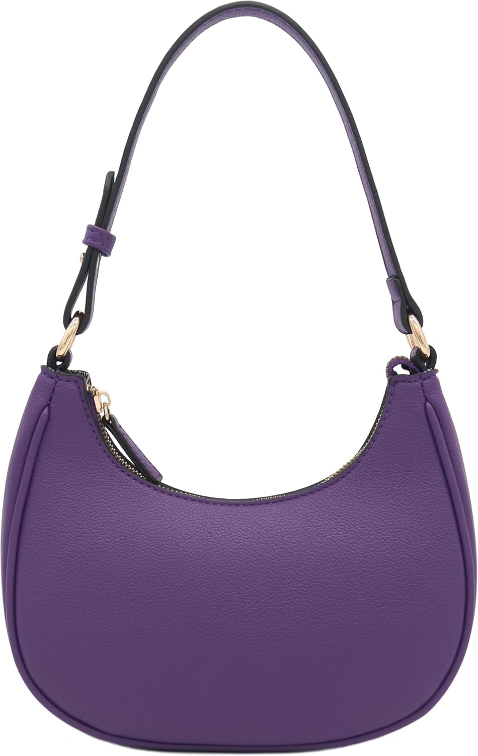 Bolso pequeño de hombro de media luna FashionPuzzle para mujer