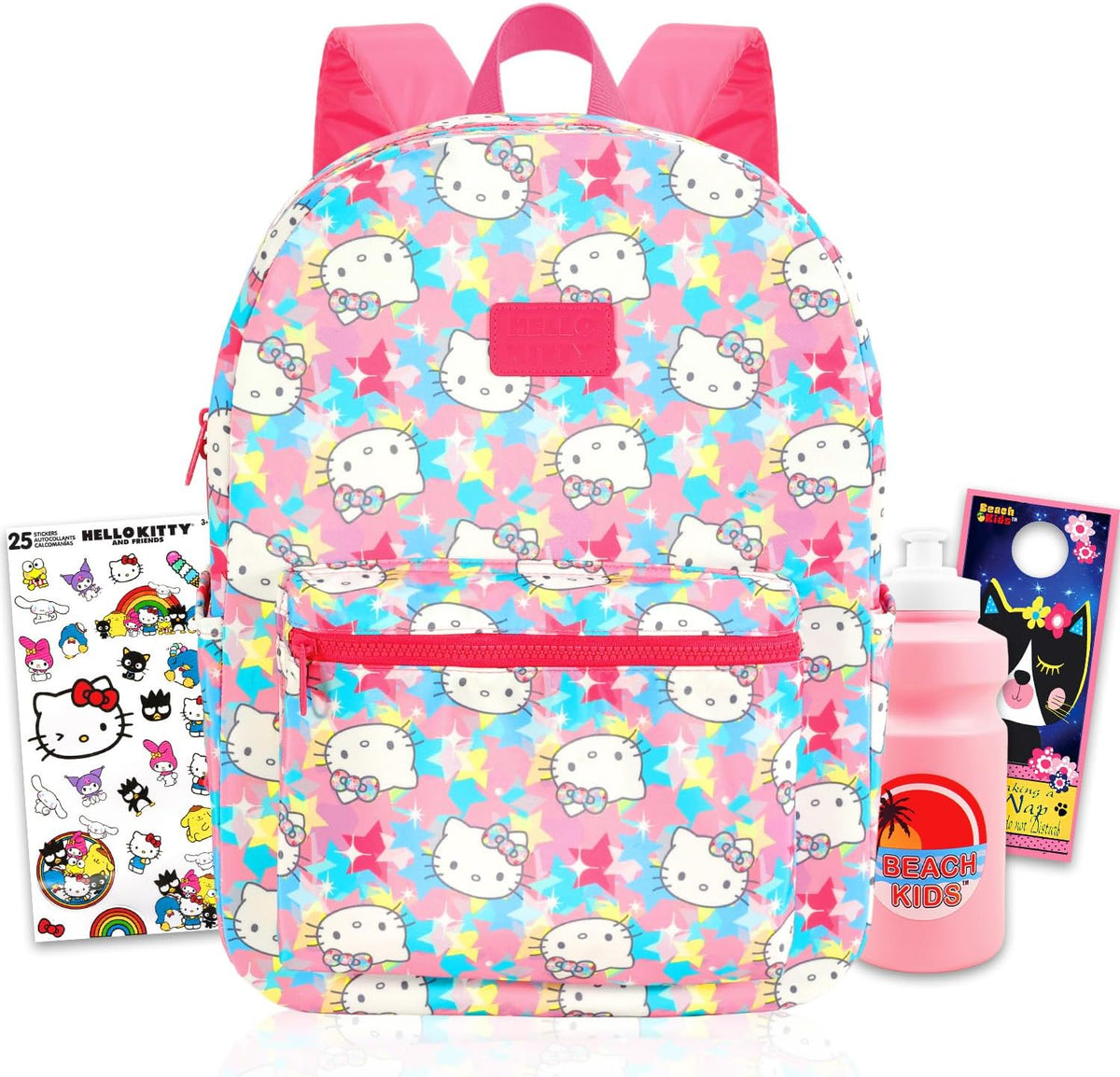 Hello Kitty Mochila para el juego escolar - Paquete con bolsa Sanri...