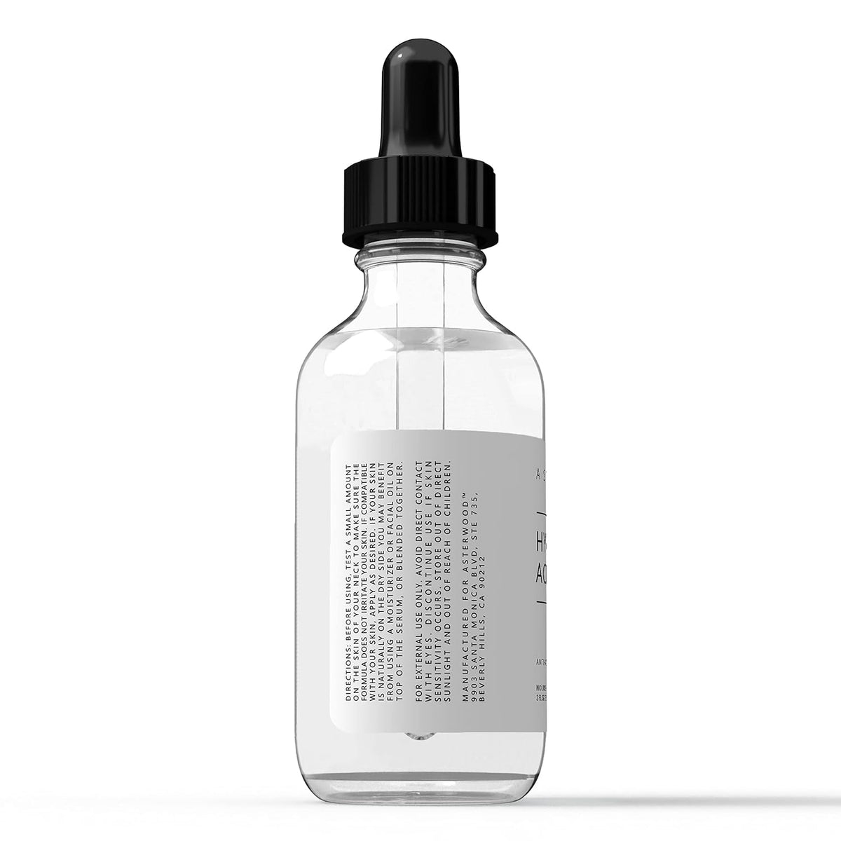 Suero de ácido hialurónico puro Asterwood para rostro, antienvejeci...