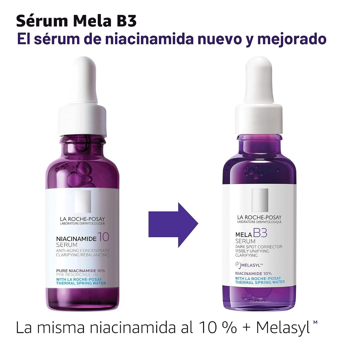 La Roche-Posay Mela B3 Niacinamide Serum, Anti-Aging Dark Spot Corr...