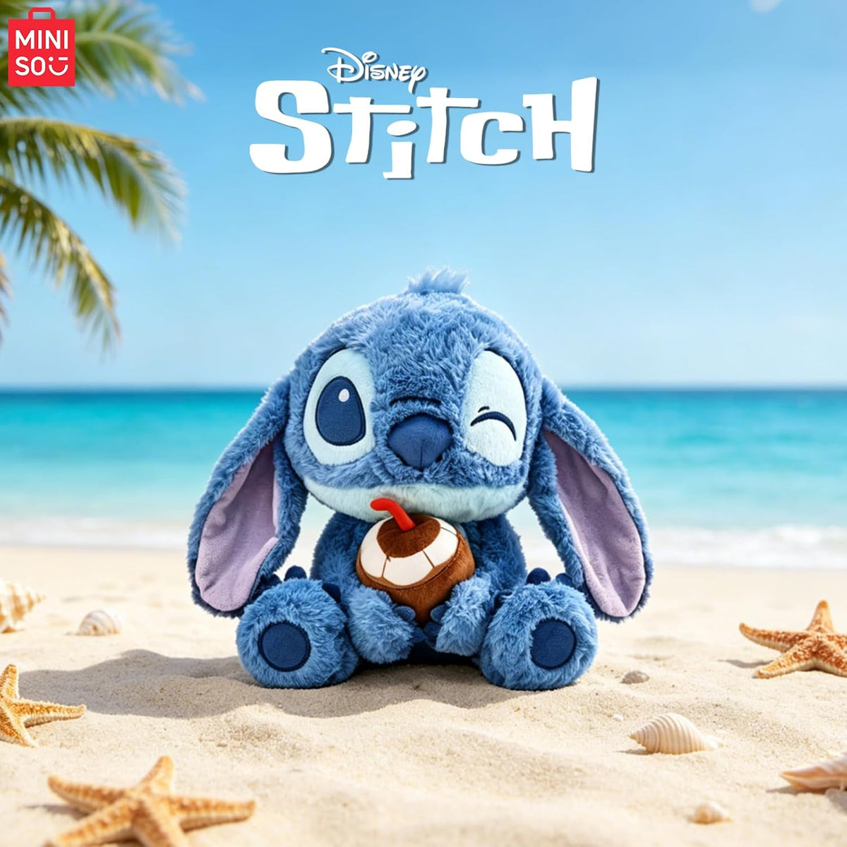 MINISO Disney - Peluche de Lilo &amp; Stitch de 14 pulgadas, peluch...