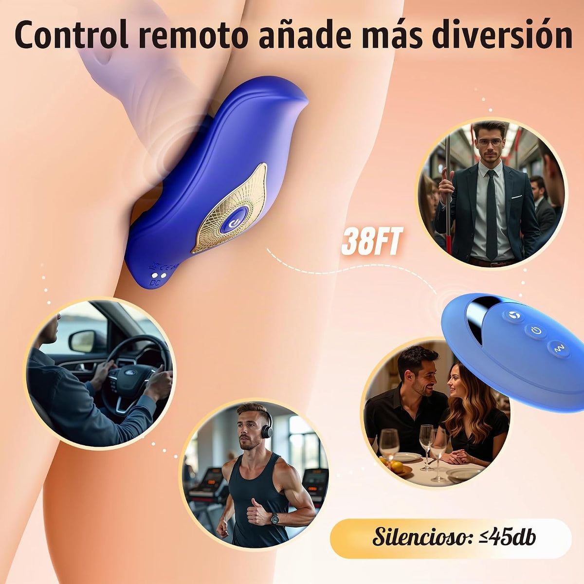 BEISAR Masajeador de próstata para adultos, máquina sexual AI Sync...