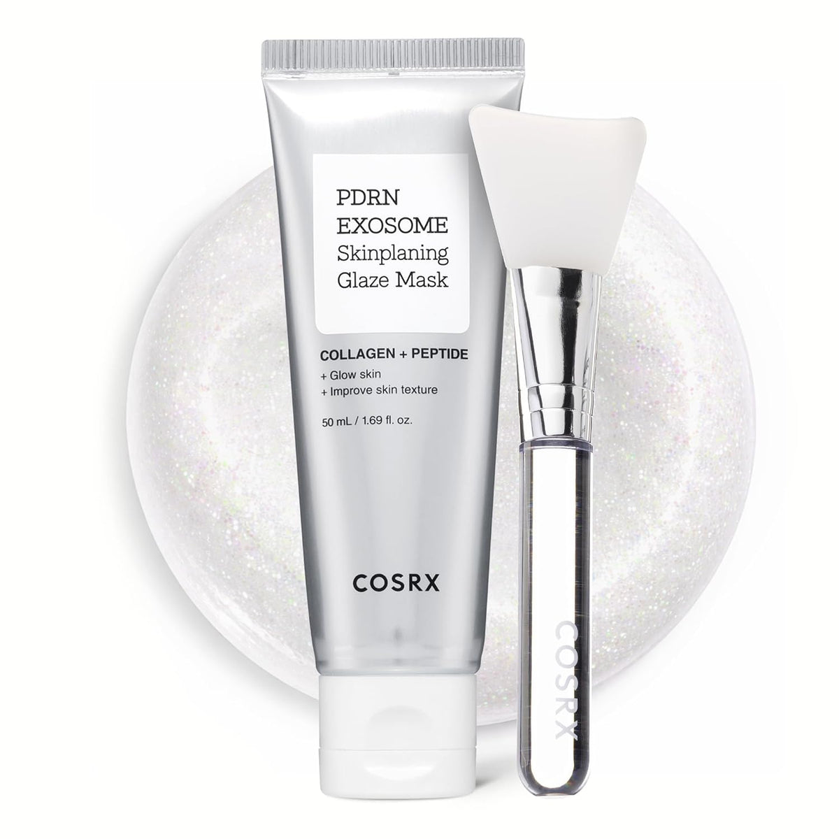 COSRX PDRN Máscara facial de exosoma durante la noche, brillo de pi...