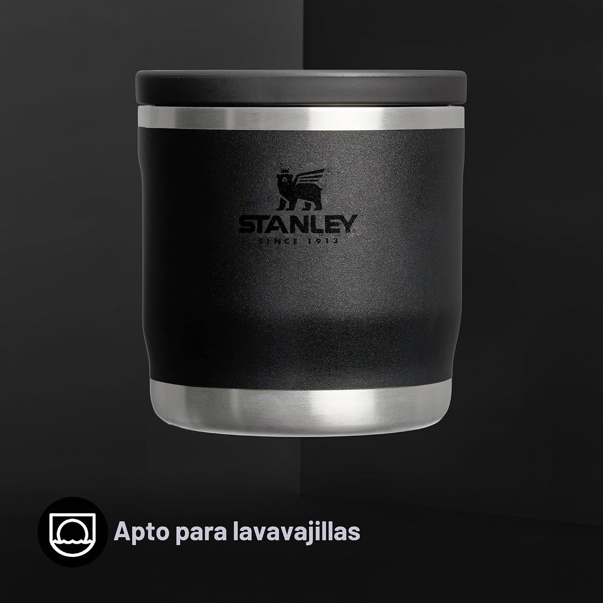 STANLEY 1913 Adventure To-Go Tarro de Comida 0.35L - Negro | 4 hora...