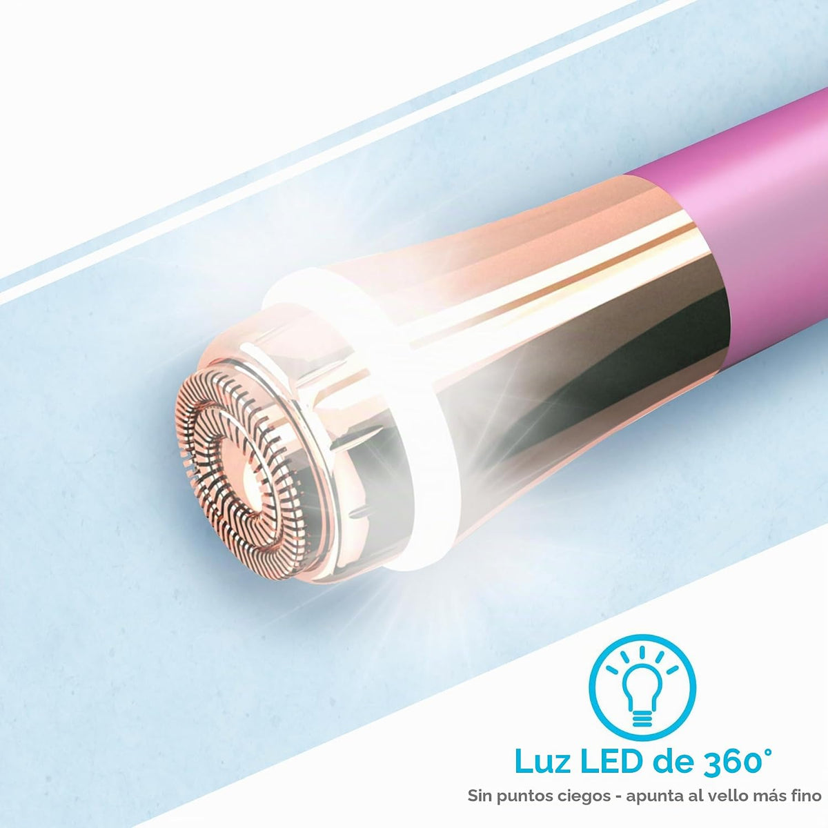 iMusthav Depilación facial impecable recargable para mujeres con lu...