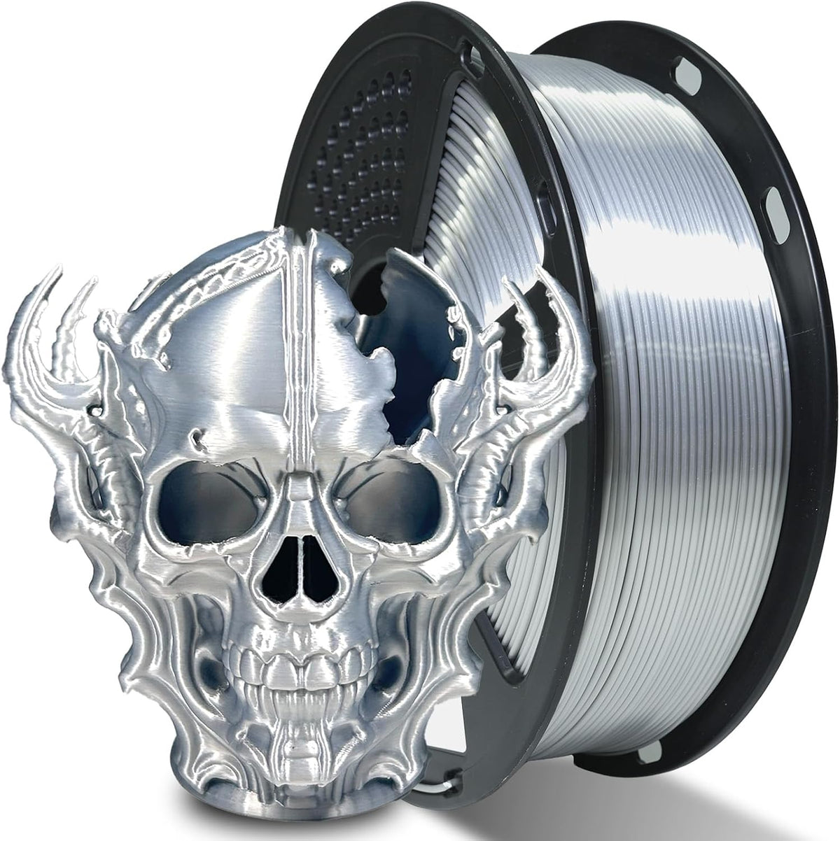 XZN Filamento PLA de seda 1.75mm, filamento para impresora 3D brill...