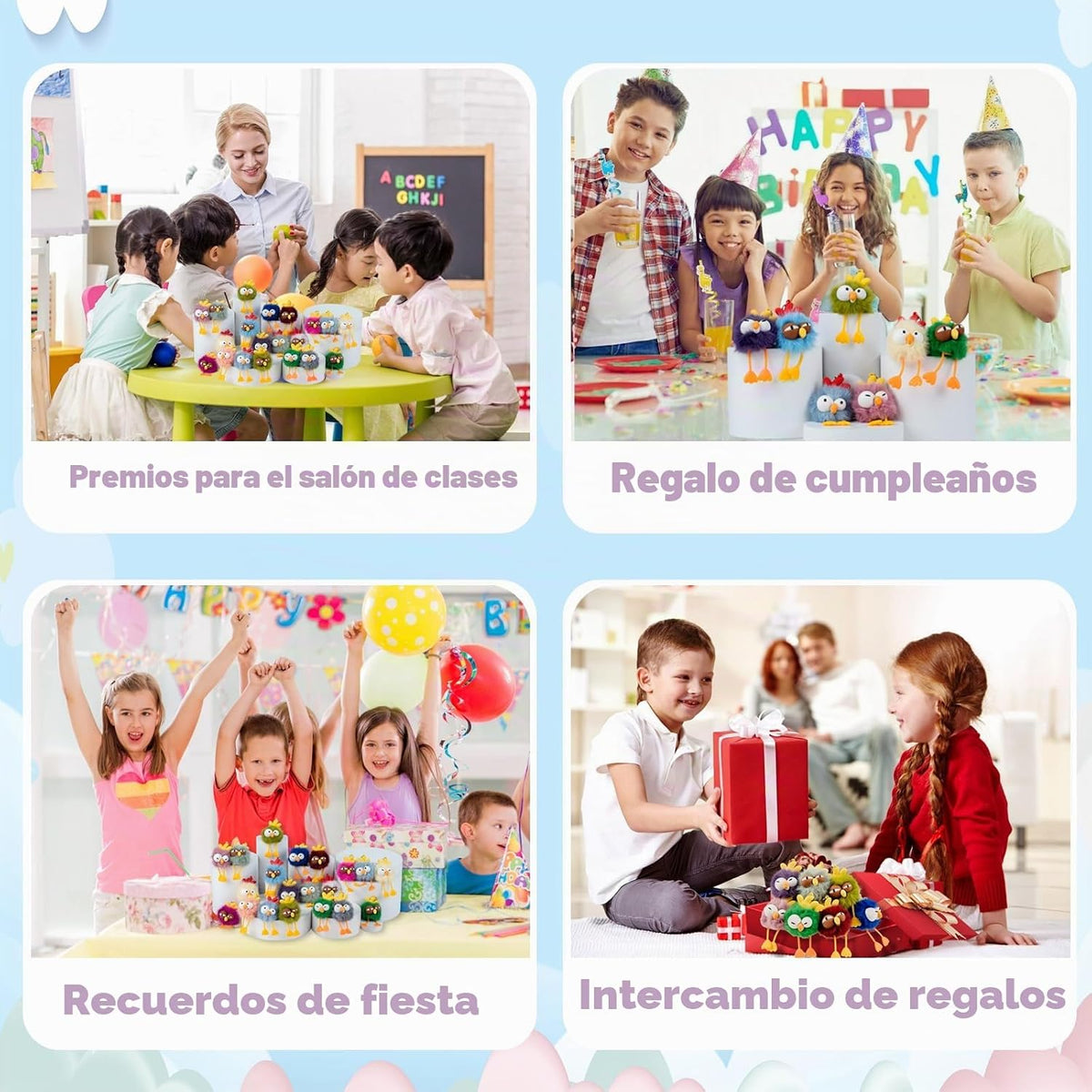OMyFav 24 llaveros para niños, regalos de fiesta \u2013 Lindo llave...