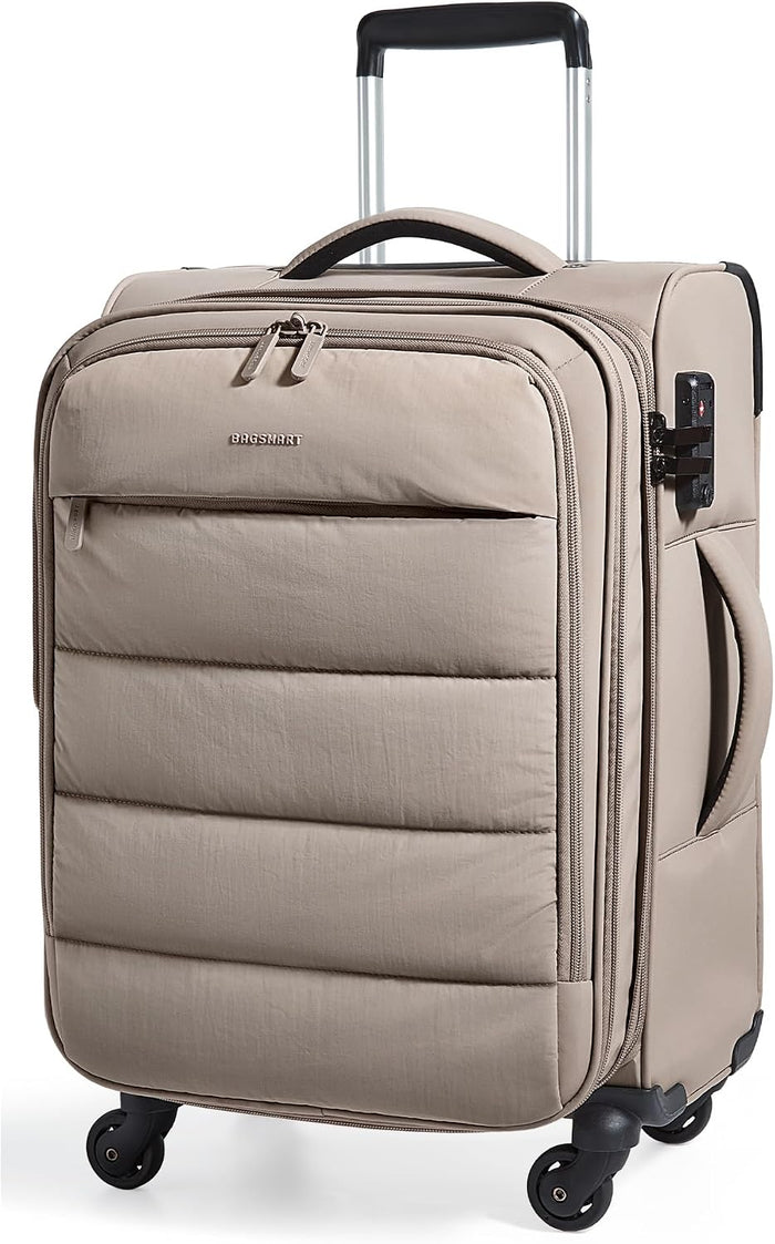 BAGSMART Equipaje de mano debajo del asiento Aprobado por aerolínea...