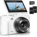 Cámara digital para fotografía, cámara de vlogging 4K para YouTube...