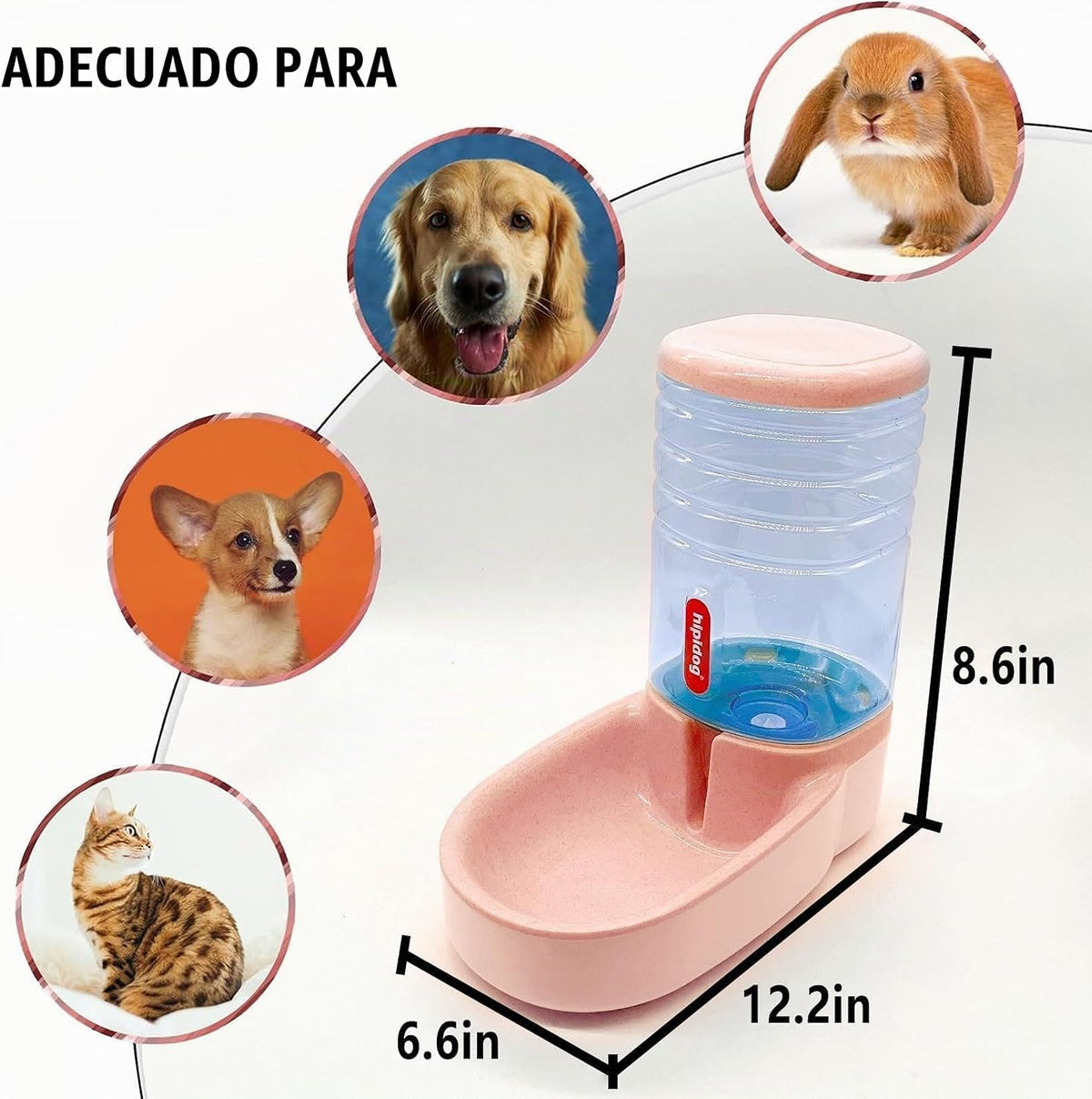 kathson Gravity - Dispensador automático de comida para perros, est...