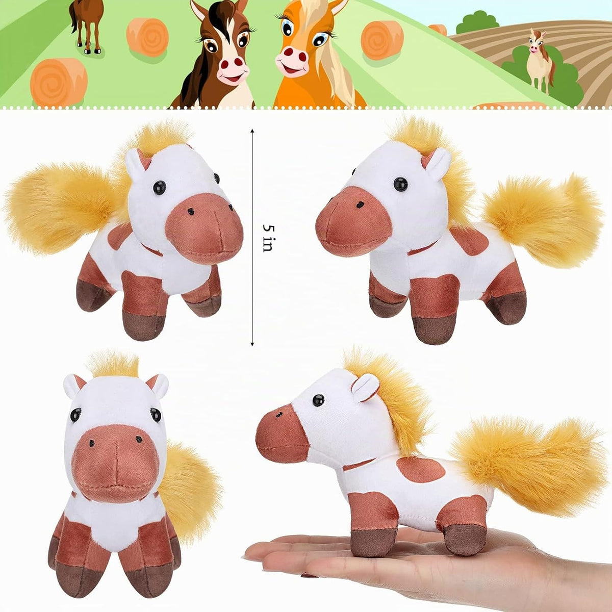 Sumind 8 piezas de animales de peluche de gato a granel, mascotas d...