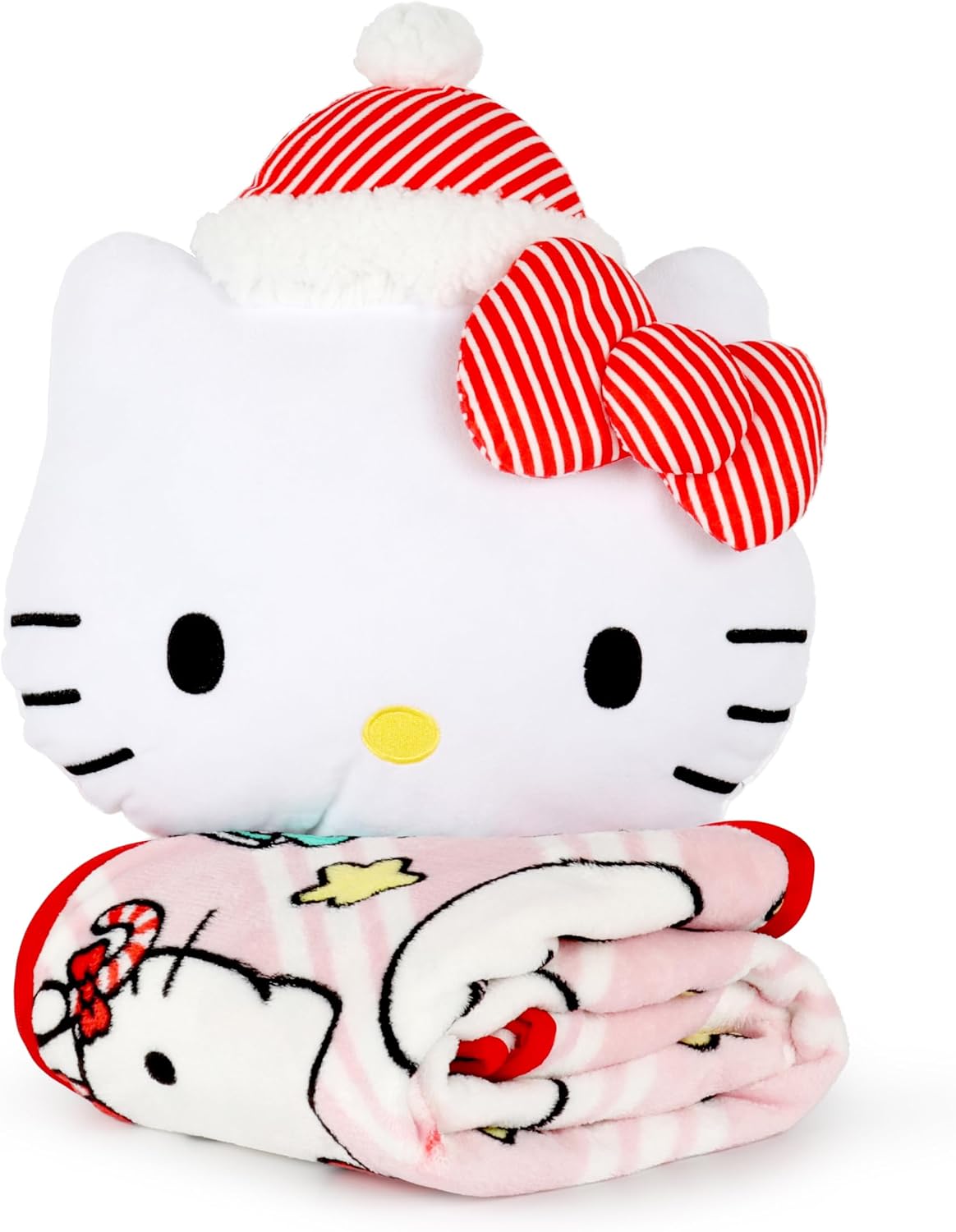 Jay Franco Hello Kitty - Juego de Navidad Nogginz de 12 pulgadas y...