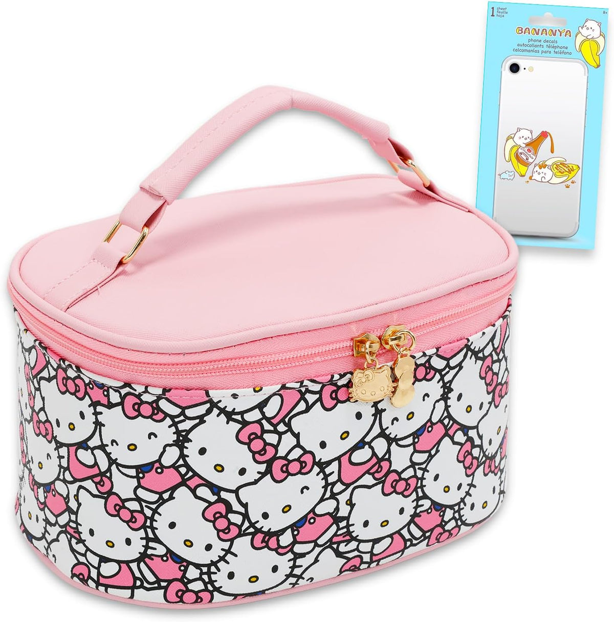 Hello Kitty Juego de bolsas de cosméticos, paquete con bolsa de cos...