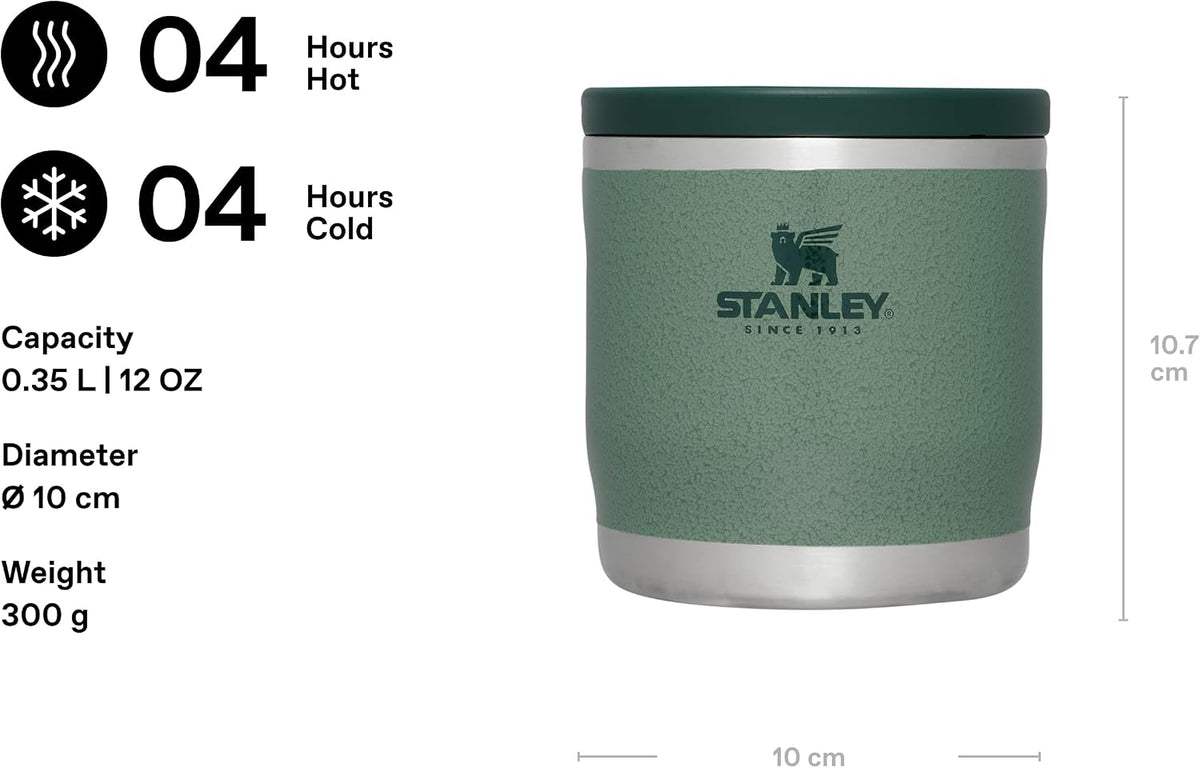 STANLEY 1913 Adventure To-Go Tarro de Comida 0.35L - Hammertone Ver...