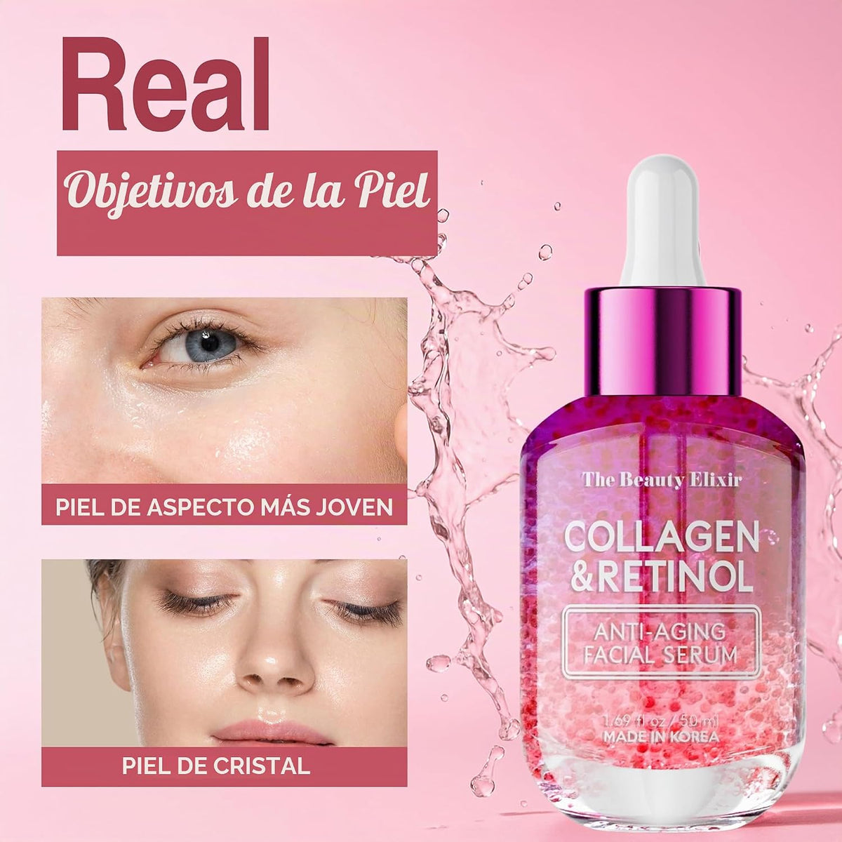 The Beauty Elixir Suero de Colágeno y Retinol para el Rostro - Ultr...