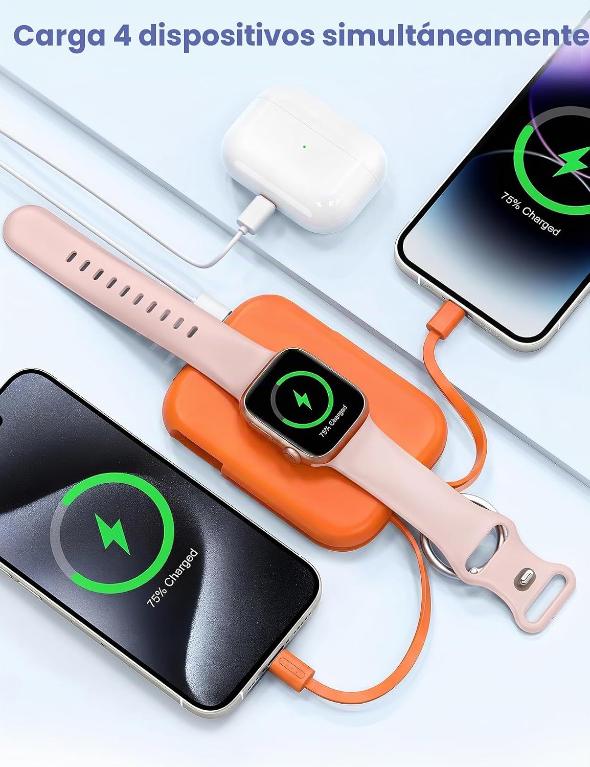 RORRY Cargador portátil CharmGo, cargador portátil de 5000 mAh | Ca...