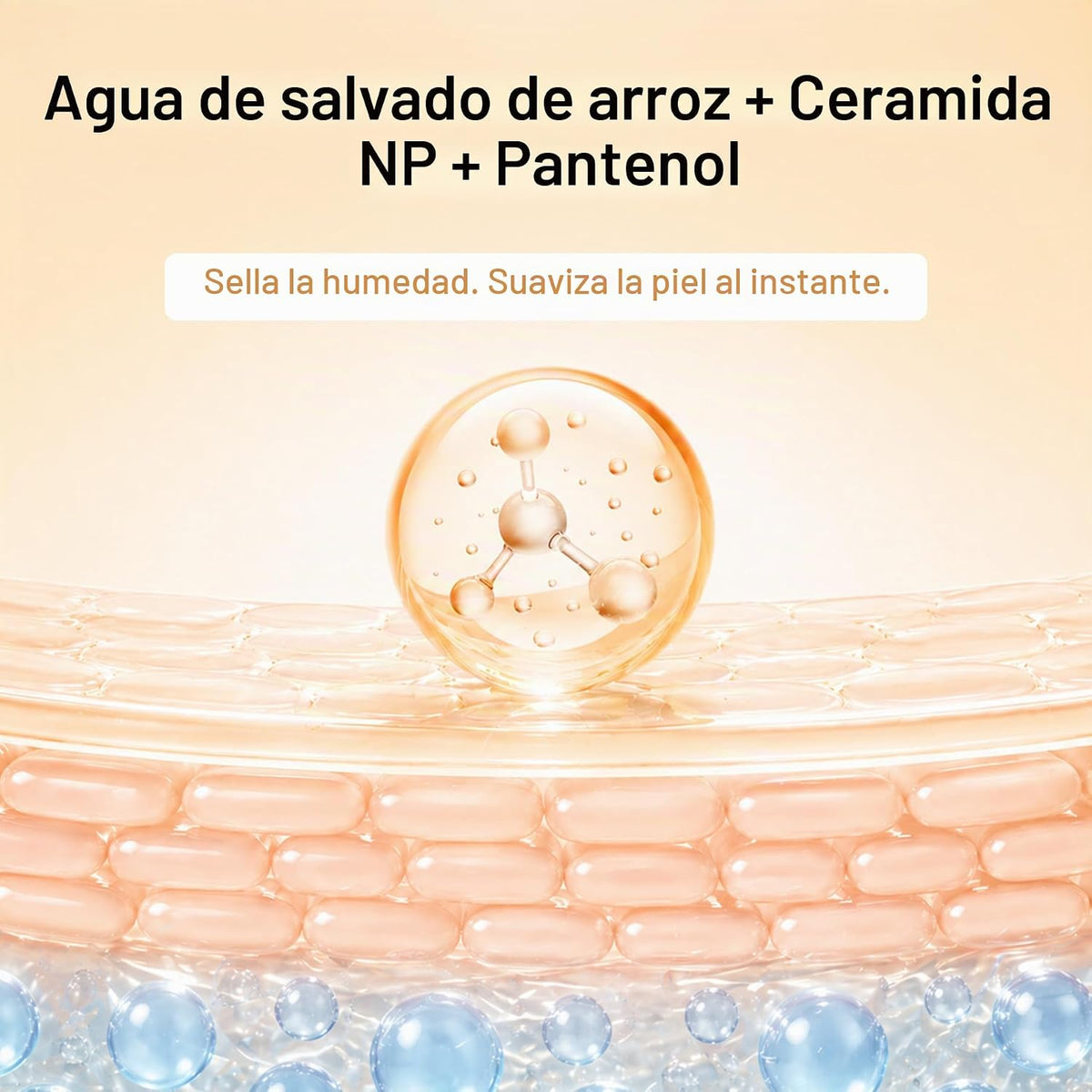 FULLY Rice Ceramide Moisture Protector solar SPF 50, sin fundición...