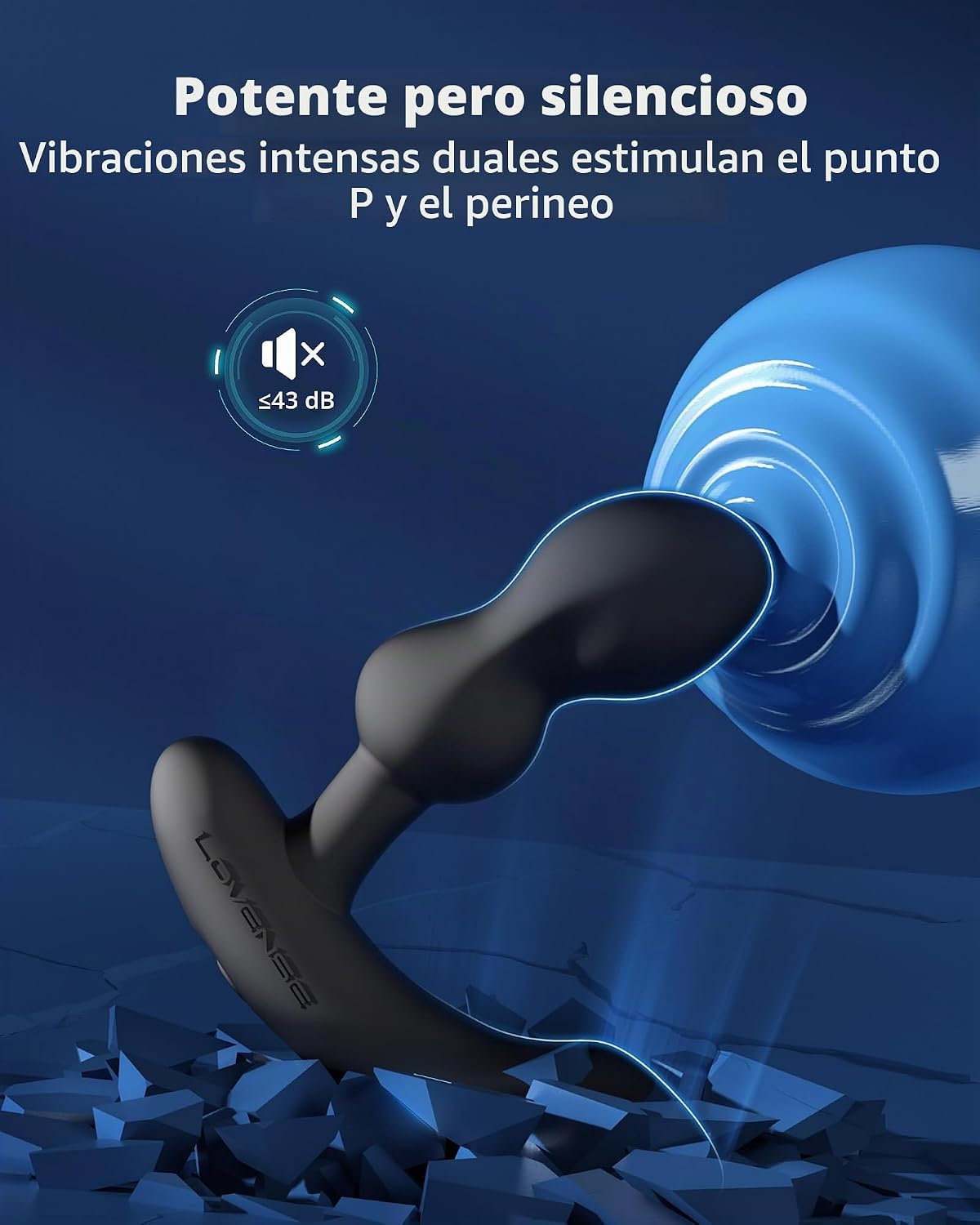 LOVENSE Edge 2 - Masajeador de próstata vibrador sexual, juguetes s...