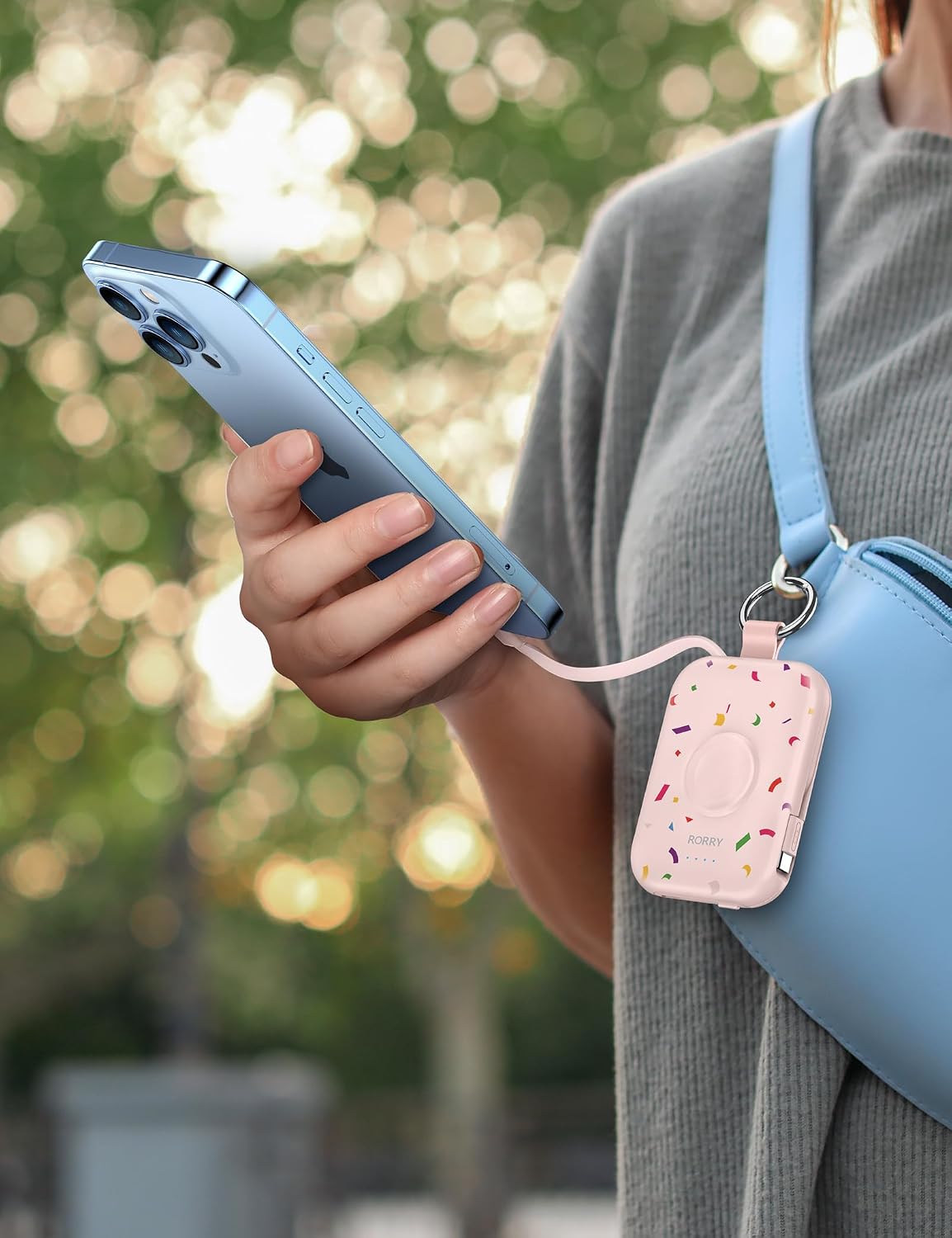 RORRY Cargador portátil CharmGo, cargador portátil de 5000 mAh | Ca...