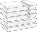 Criusia Paquete de 8 organizadores de cajones para utensilios de co...