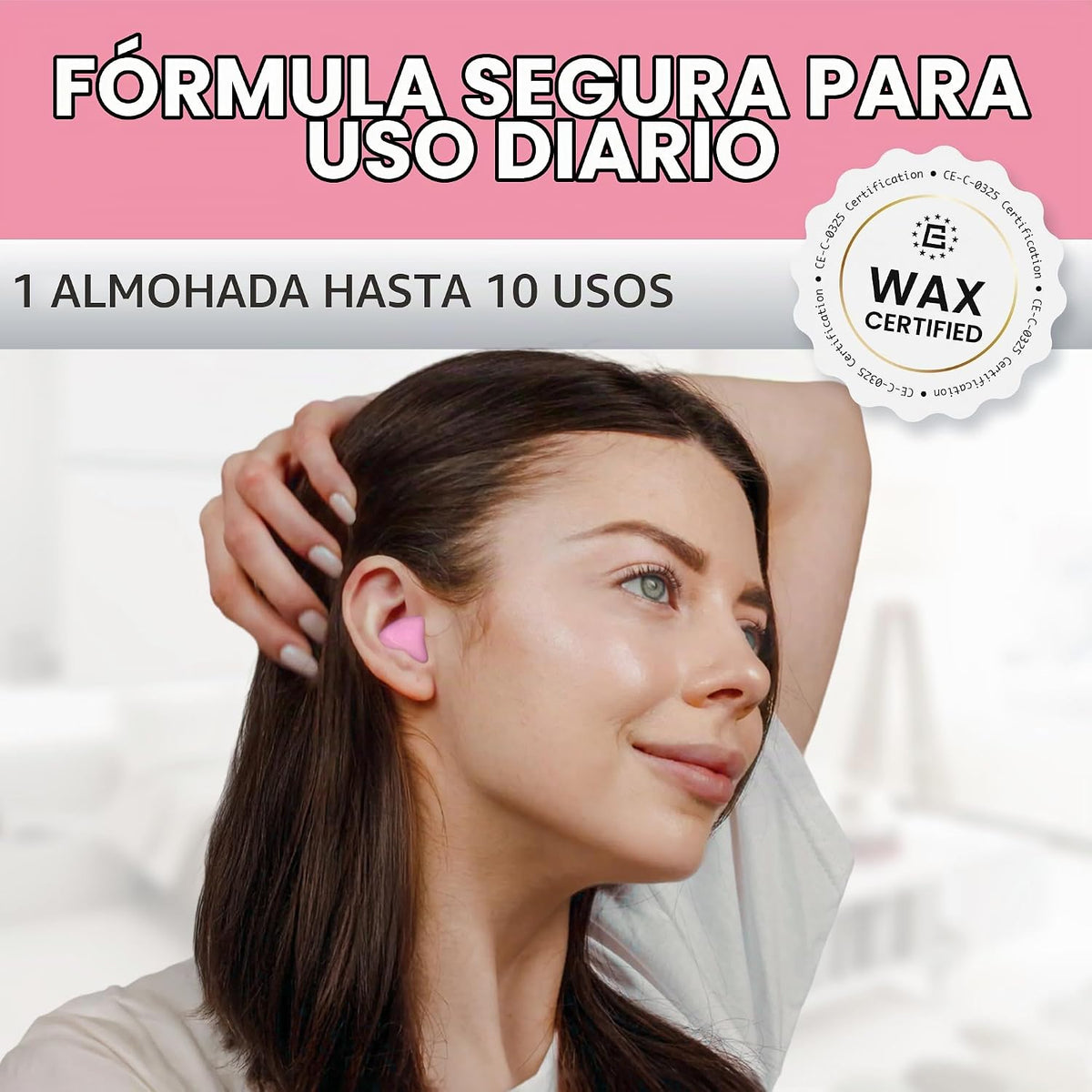 Peace&amp;Quiet Tapones para los oídos de cera PQ para dormir \u201...